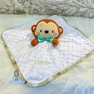 Little Monkey Baby Blanket